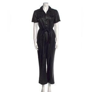 Paige Gamble Jumpsuit US 6 Faux Leather- great price✨